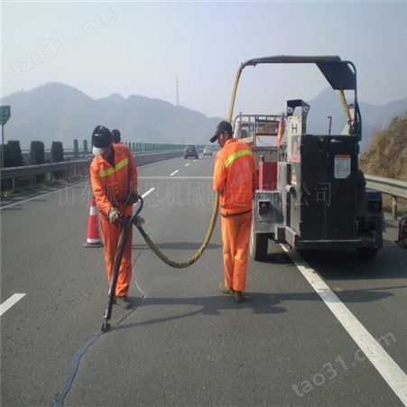 云南大理水泥路路面沥青灌缝机 60升公路养护灌缝机视频