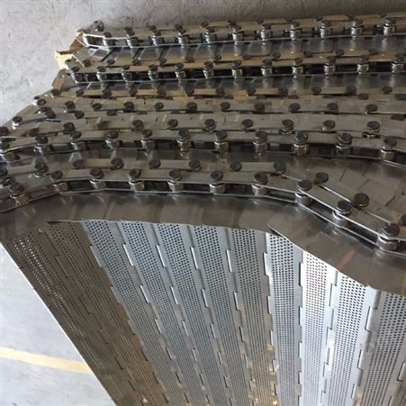 生产 不锈钢冲孔链板 烘干清洗链板 链板输送机 规格尺寸齐全