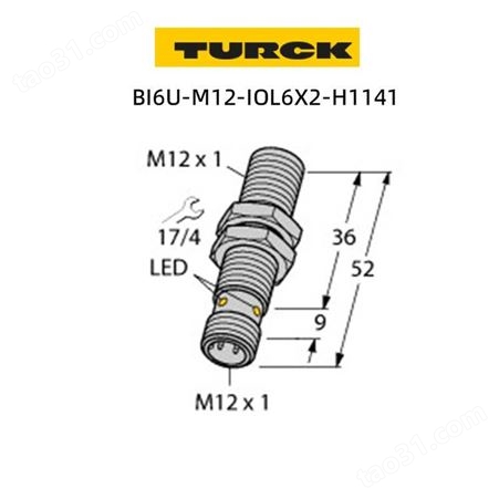 德国TURCK图尔克磁感应传感器BIM-UNT-AP6X霏纳科