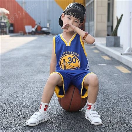 儿童篮球运动服定制 男童篮球服套装定logo 运动服厂家 夏季无袖运动背心定做