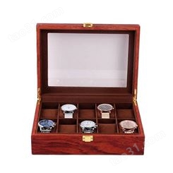 木质手表盒定制 10位腕表木制表盒 手表收纳展示盒定做logo 木质礼品盒工厂