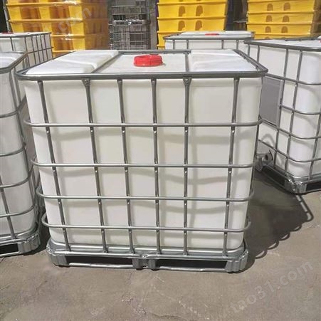 浙江1000升化工包装桶消毒液运输吨桶卡谱尔千升桶加厚耐酸碱带铁框集装吨桶