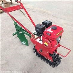 柴油173链轨式犁地机 履带独轮小型微耕机 多功能开沟施肥播种机