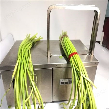 临沂工厂生产电动扎菜机 小白菜扎捆机 捆韭菜机批发