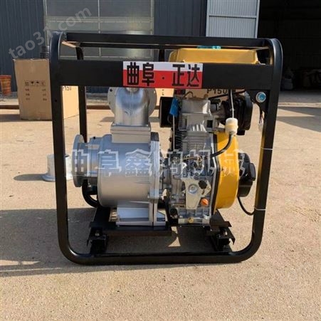 手推式汽油离心泵 190汽油6寸自吸泵 框架式汽油抽水泵