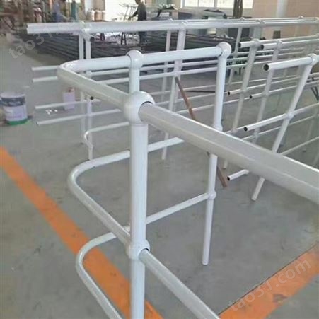 热镀锌球接栏杆 泰州电厂球型立柱 定做 工场车间喷漆球头柱栏杆
