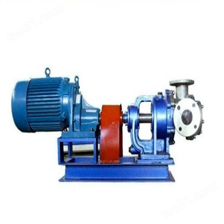 厂家供应 保温转子泵 NYP内齿合高粘度转子泵 移动式高粘度齿轮泵