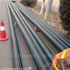 北京马路拉管施工 管线怎么过马路 京新畅通
