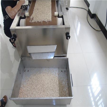 微波藜麦熟化设备  流水线式杂粮烘焙设备