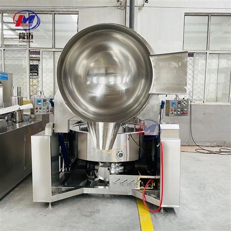 隆迈配餐中心全自动炒菜机 厨房机器设备 大型智能炒菜机