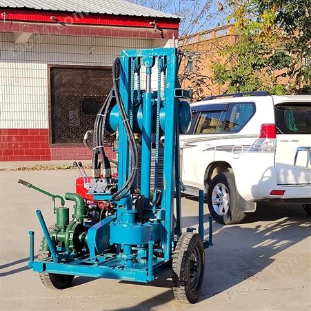 中禧机械JT-XZ 液压拖车式柴油款小马达民用打井机
