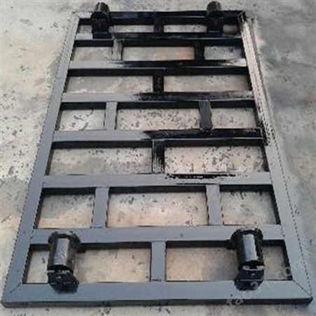 铁路大平板车运输工具钢板焊接自重500kg可定制