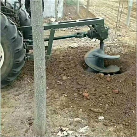 四轮拖拉机钻洞机 大型车载式电线杆挖坑机 带的果园植树挖坑机厂家