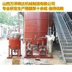 气动润滑油输送泵 立式大流量气动排污隔膜泵