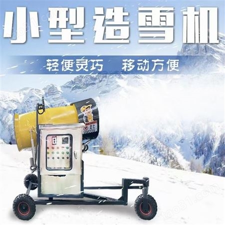 打造网红戏雪乐园 移动式造雪机 全自动造雪机 国产造雪机报价