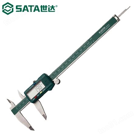 世达 (SATA) 91512 游标卡尺数显式不锈钢内外径电子卡尺高精度测量工具0-200MM