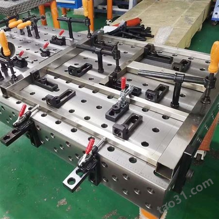 三维柔性焊接平台 三维柔性焊接工装平台 生产厂家-河北精工