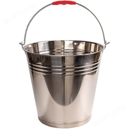 卉营（HUIYING） 不锈钢水桶 手提水桶 加厚 拎水桶34*29cm