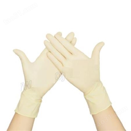 利得尔9寸5.7克千级光面一次性乳胶手套
