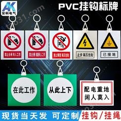 PVC电力安全标识牌标志牌配电室安全警示牌