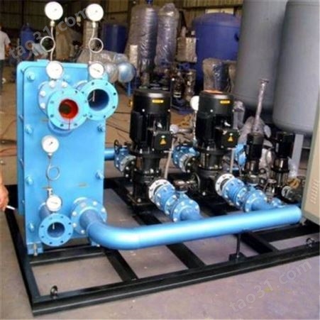 专业设计汽水换热机组  空气热源换热器机组  管壳式汽水换热器价格