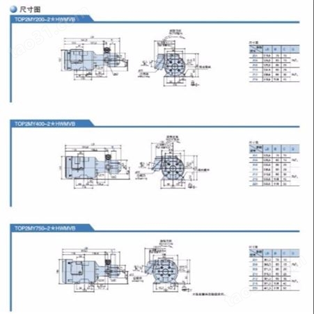 NOP油泵TOP-212HBMVB （带联轴器）日本NOP油泵品质保障直销