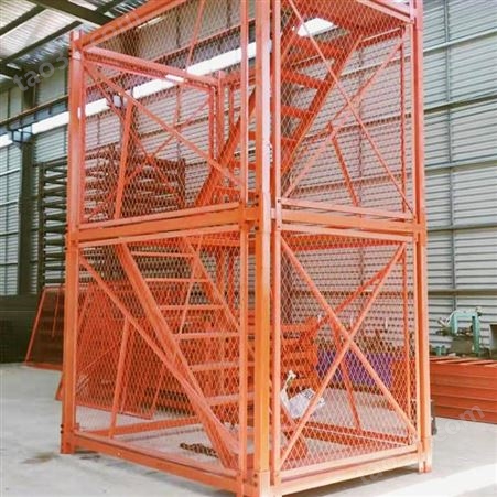 阜城如祥 安全工程梯笼 施工箱式安全梯笼 重型框架安全梯笼 欢迎选购