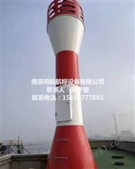 盱眙淮河直径1.5米高12.5米玻璃钢灯塔灯桩安装