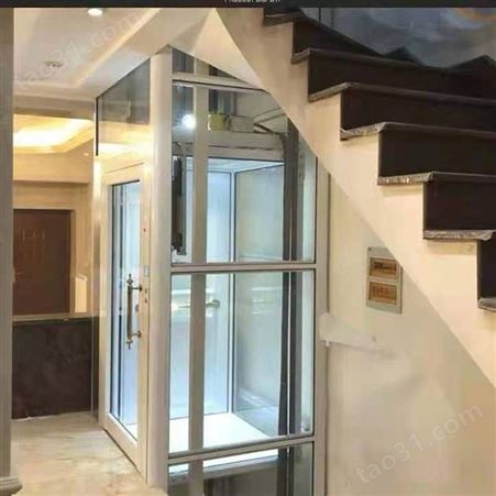 创硕定制小型家用电梯 阁楼别墅升降机 T型轨液压电梯
