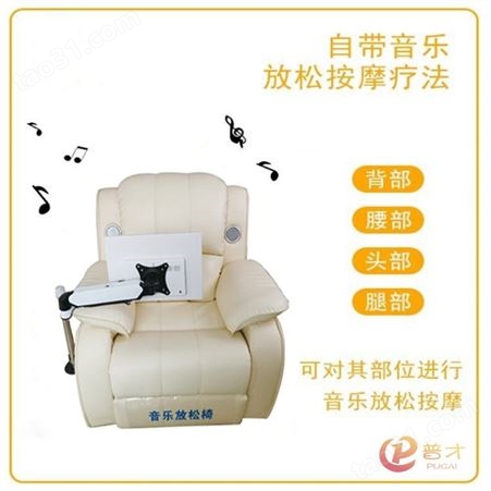 普才 音乐放松系统 沙发椅 太空减压舱 牛皮沙发