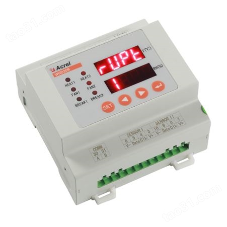 安科瑞WHD20R-11 导轨式温湿度控制器 可选故障报警RS485通讯功能 模拟量输出4-20mA