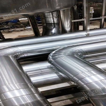 润恒厂家定做流体输送用钢套钢保温钢管 外套铁皮保温钢管销售 管道保温施工