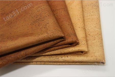 东莞软木革 加厚0.8mm软木包包材料 软木革印花