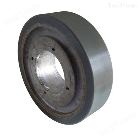重庆铁芯包胶转向轮 pu包胶轮 耐油缓冲聚氨酯包胶轮 滚轮包胶轮