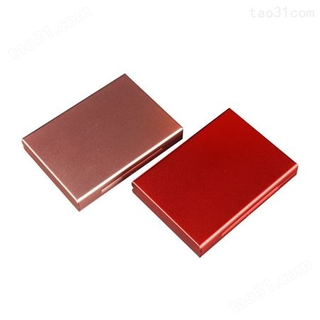 商务铝卡盒制造商_金属铝卡盒厂_重量|43g