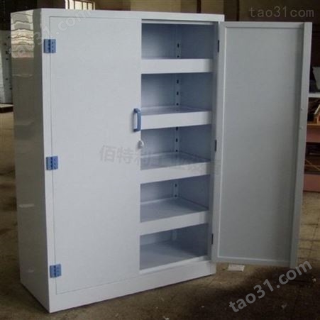 沙井实验室设备PP柜 耐冲击瓷白色PP酸碱柜 化学品PP柜可送货