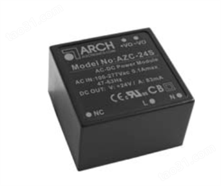 ARCH AC/DC模块电源AZC-24S AZC-12S AZC-48S AZC-9S AZC-5S
