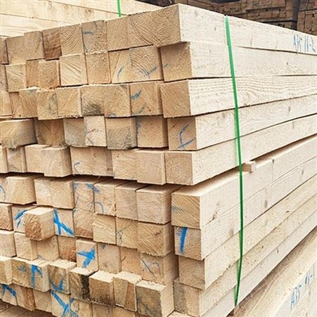 呈果建筑木方价格木材加工厂长期现货供应铁杉建筑木方