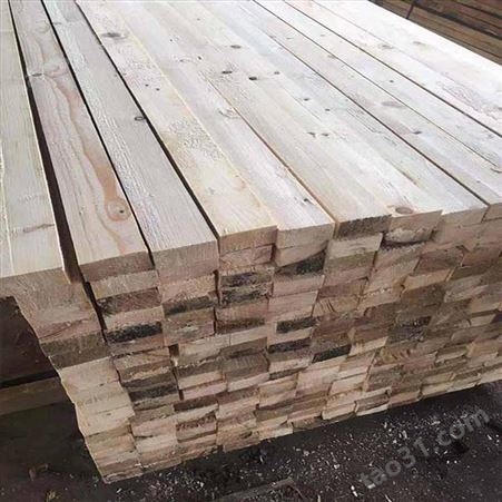 呈果建筑木方价格木材加工厂长期现货供应铁杉建筑木方