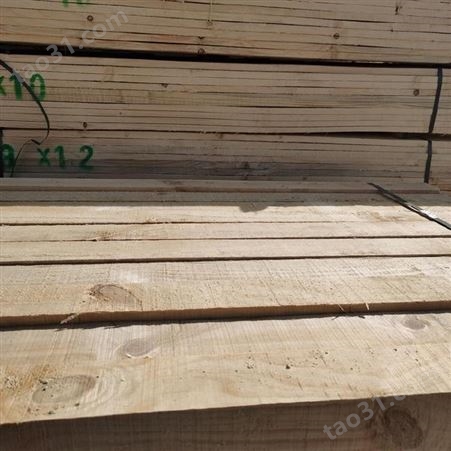 工地建筑木方 建筑方木厂家批发4*6辐射松木方呈果木业
