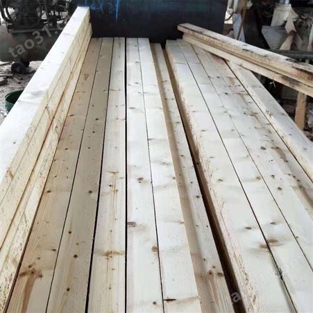 日照工地木方 4x6辐射松建筑木方加工定制厂家报价销售