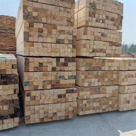 呈果5x7建筑工地方木生产厂家长期供应花旗松工地建筑木方