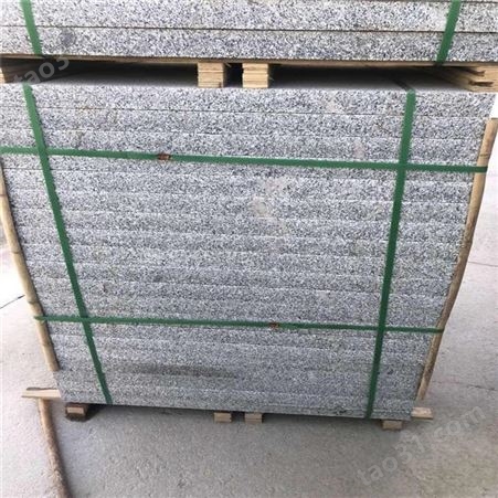 拉丝面芝麻灰板材 2.5公分台阶板 芝麻灰板材定制厂家 鼎盛