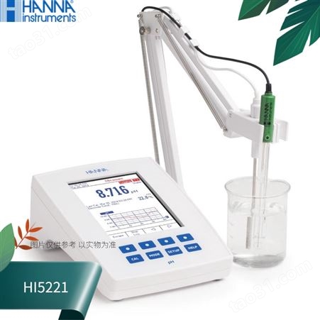 HI5221汉钠HANNA台式PH测定仪哈纳酸度计