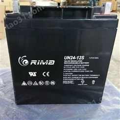 RIMA瑞玛蓄电池UN24-12 瑞玛12V24AH 电力通讯基站 应急UPS电源配套