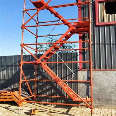 聚力 安全爬梯  中交中建施工安全爬梯 新型安全爬梯 墩柱桥梁施工安全爬梯 