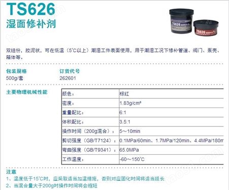 可赛新TS518紧急修补剂 5分钟固化修补胶 250g