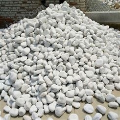 筑石建材供应白色鹅卵石 白色鹅卵石介绍 白色鹅卵石价格
