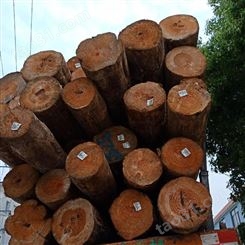呈果木业花旗松木材建筑方木花旗松原木加工定制 可循环利用