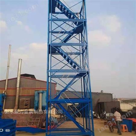 安全工程梯笼 挂网式梯笼 建筑安全梯笼 